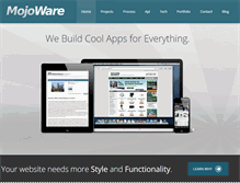 Tablet Screenshot of mojoware.com
